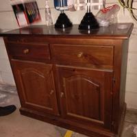 madia credenza 2 porte massello pino