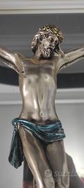 quadro con cristo in argento 925