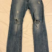 Jeans blu skinny Bershka