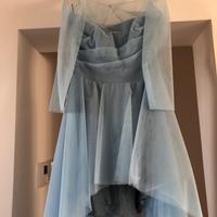 Abito sartoriale in tulle da cerimonia