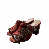 Jeffrey Campbell fanta jwl rosse sabot mules 40