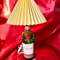 Lampada con bottiglia artigianale