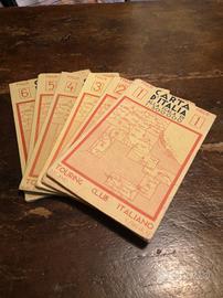 Cartine stradali d'Italia anni 1920- '30
