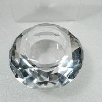 Portacandela in Cristallo a Taglio Diamante