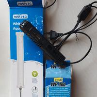 Kit per acquario composto da luce, pompa, riscalda