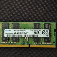 16Gb (1x16Gb) Samsung DDR4 Sodimm 3200Mhz