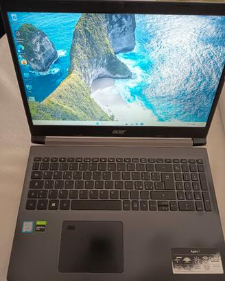 Notebook Acer gaming, i7, 16Gb, 512Gb SSD