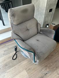 POLTRONA RELAX RECLUNABILE CON TELECOMANDO