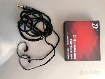 cavo auricolari audio IEM