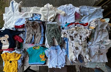 Stock abbigliamento 0-6 mesi oltre 130 pezzi