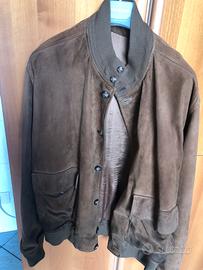 Giubbotto in renna marrone chiaro