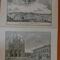 Stampe di Siena nel 1874 (del 1980)+12 stampe