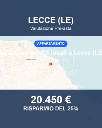 Immobile in asta di 84 m² con box auto a Lecce