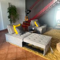 2 poltrone relax allungabili