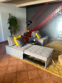 2 poltrone relax allungabili