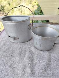 Gavetta militare e tazza vintage 