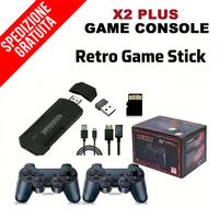 CONSOLE GAME STICK 4K WIRELESS 30.000 GIOCHI 64 GB