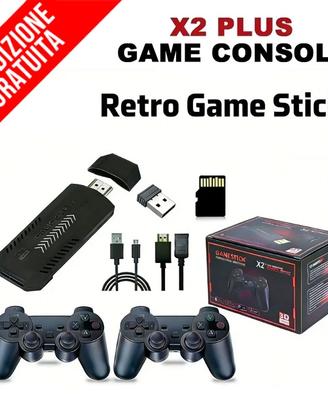 CONSOLE GAME STICK 4K WIRELESS 30.000 GIOCHI 64 GB