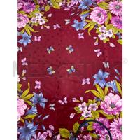 FOULARD GUCCI GUCCI BORDEAUX A FIORI