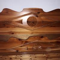 2 Giroletto in legno massiccio