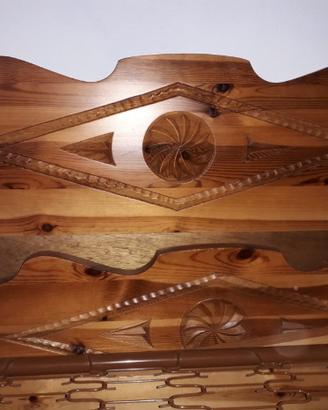 2 Giroletto in legno massiccio