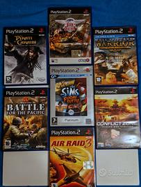 Lotto 7 Giochi PS2 PAL Italia