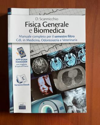 Libro di fisica e biomedica per semestre di med