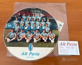 Drupi Picture Disck Ale' Pavia,Inno Pavia Calcio