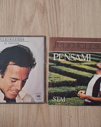 Julio Iglesias 2 vinili 45 giri