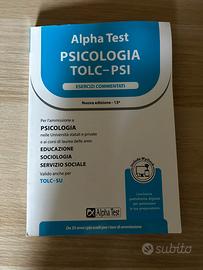 Libro Alpha test esercizi commentati psicologia