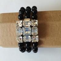 Bracciale donna 3 fili con pietre