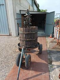Torchio a pressione per uva