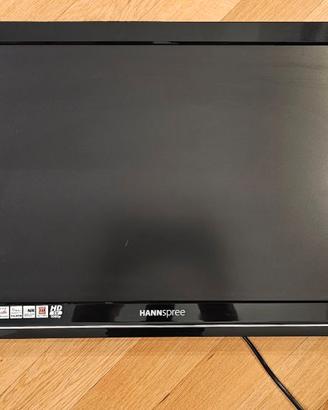 TV Monitor LCD Hannspree Full hd 24" + decoder