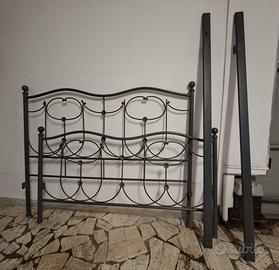 Letto in ferro battuto, matrimoniale