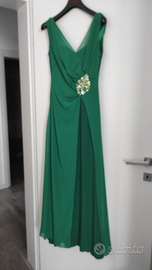 Abito da cerimonia verde smeraldo