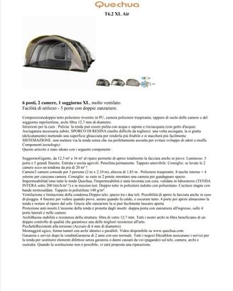 Tenda Quechua T6.2. XL Air (6 posti)  (VENDUTA)