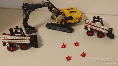 Lego Technic - escavatore 42121, bulldozer 42116