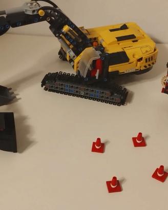 Lego Technic - escavatore 42121, bulldozer 42116