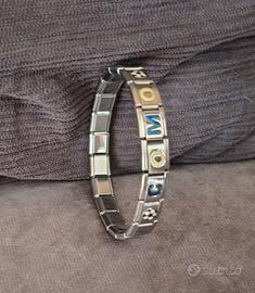 Como calcio bracciale acciaio 