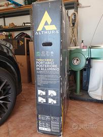 portabici posteriore in alluminio