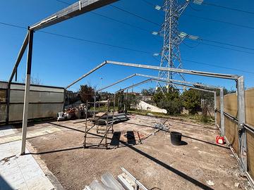 Capannone ferro 10x15m - 6 capriate + 30 pannelli