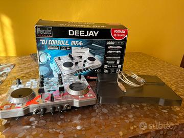 Dj console hercules mk4 mix scheda integrata