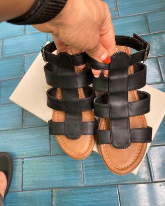 Sandali, donna nero 38