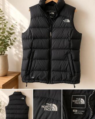 Piumino smanicato the North face donna