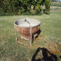 Benna da calcestruzzo da cantiere
