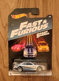 HOT WHEELS 2 Fast 2 Furious Nissan Skyline R34