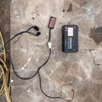 Centralina, batteria e scarico