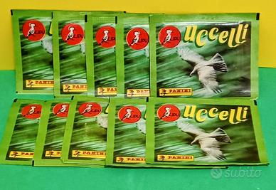 Ucelli lotto 10 Bustine chiuse Figurine Panini 199