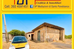 Ampio terreno pianeggiante con fabbricati