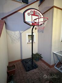 Canestro regolabile bambini